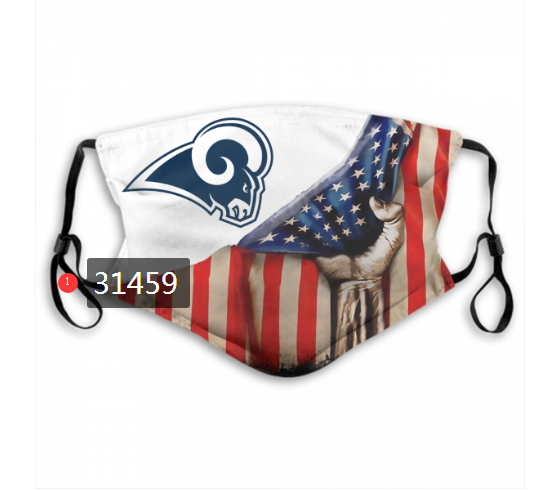 NFL 2020 Indianapolis Colts 127 Dust mask with filter->nfl dust mask->Sports Accessory